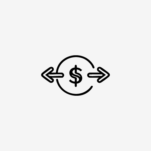 Money exchange icon