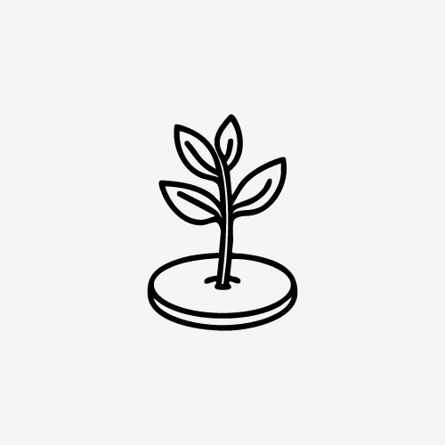 Money growing icon