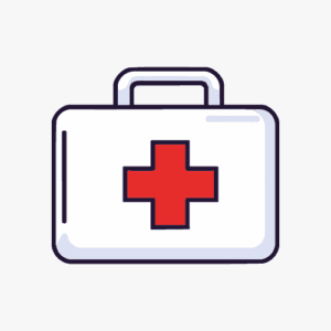 First aid kit icon
