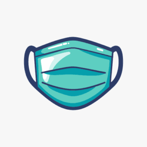 Face mask icon
