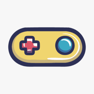 Retro gaming controller icon