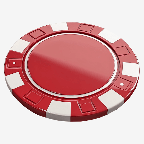 Red Poker Chip