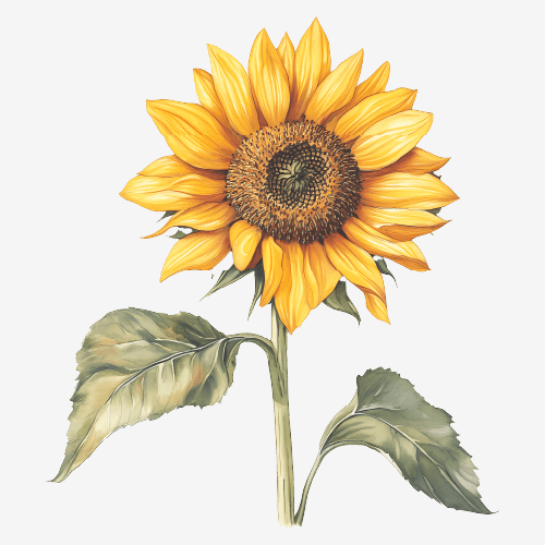 Sunflower illustration