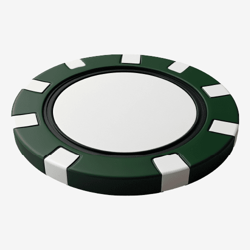 Green Poker Chip