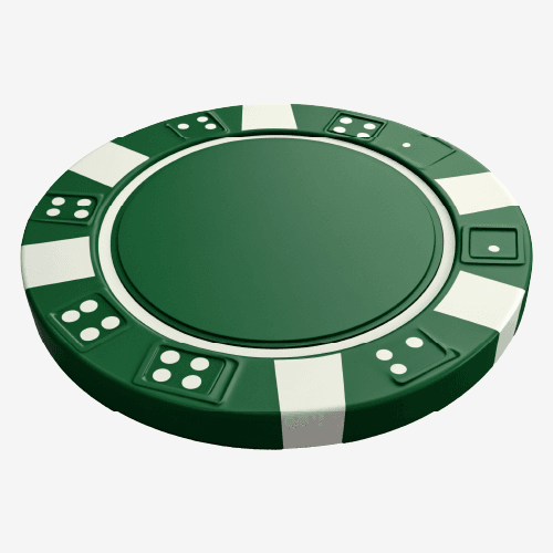 Green Poker Chip