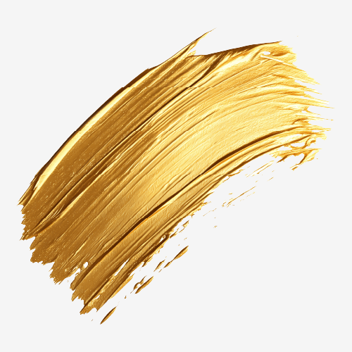 Golden acrylic brush