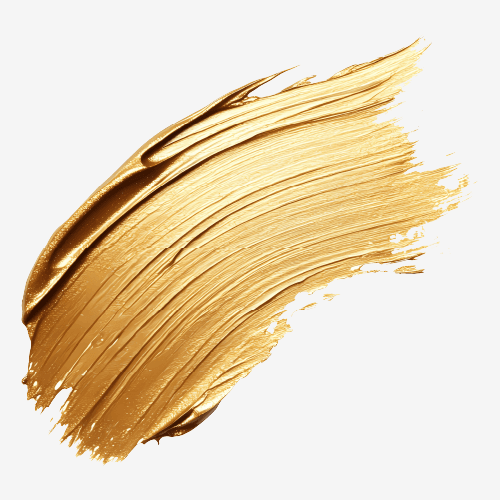 Golden acrylic brush