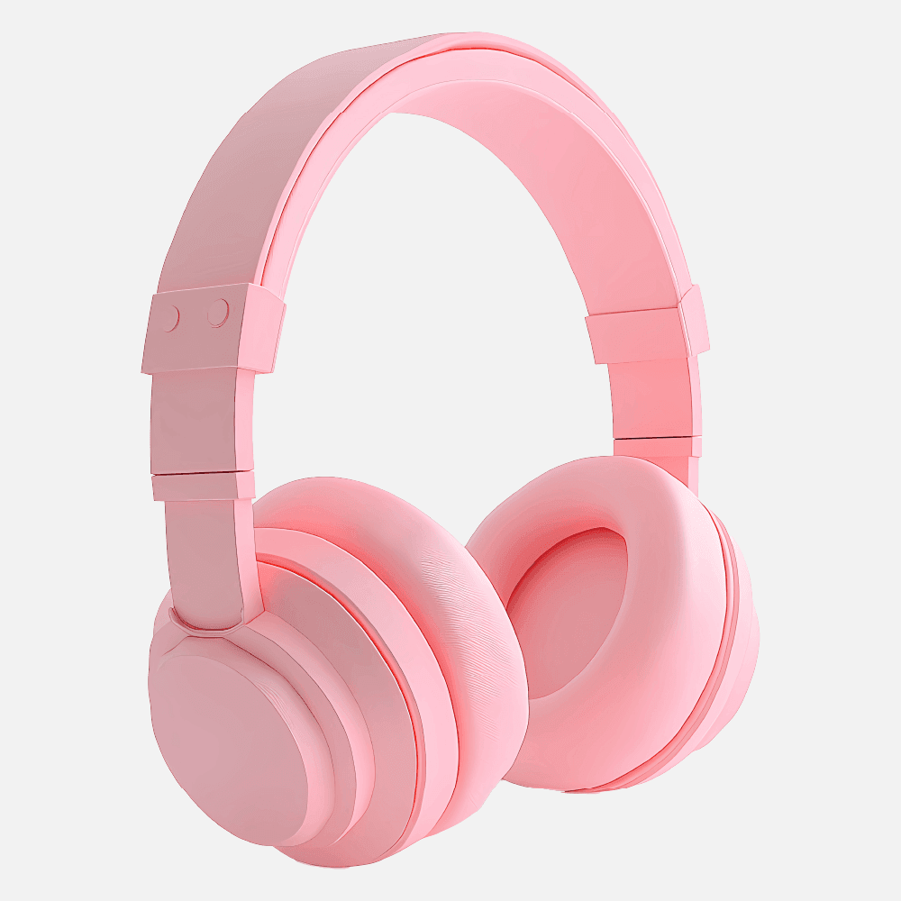 Pink Headphones