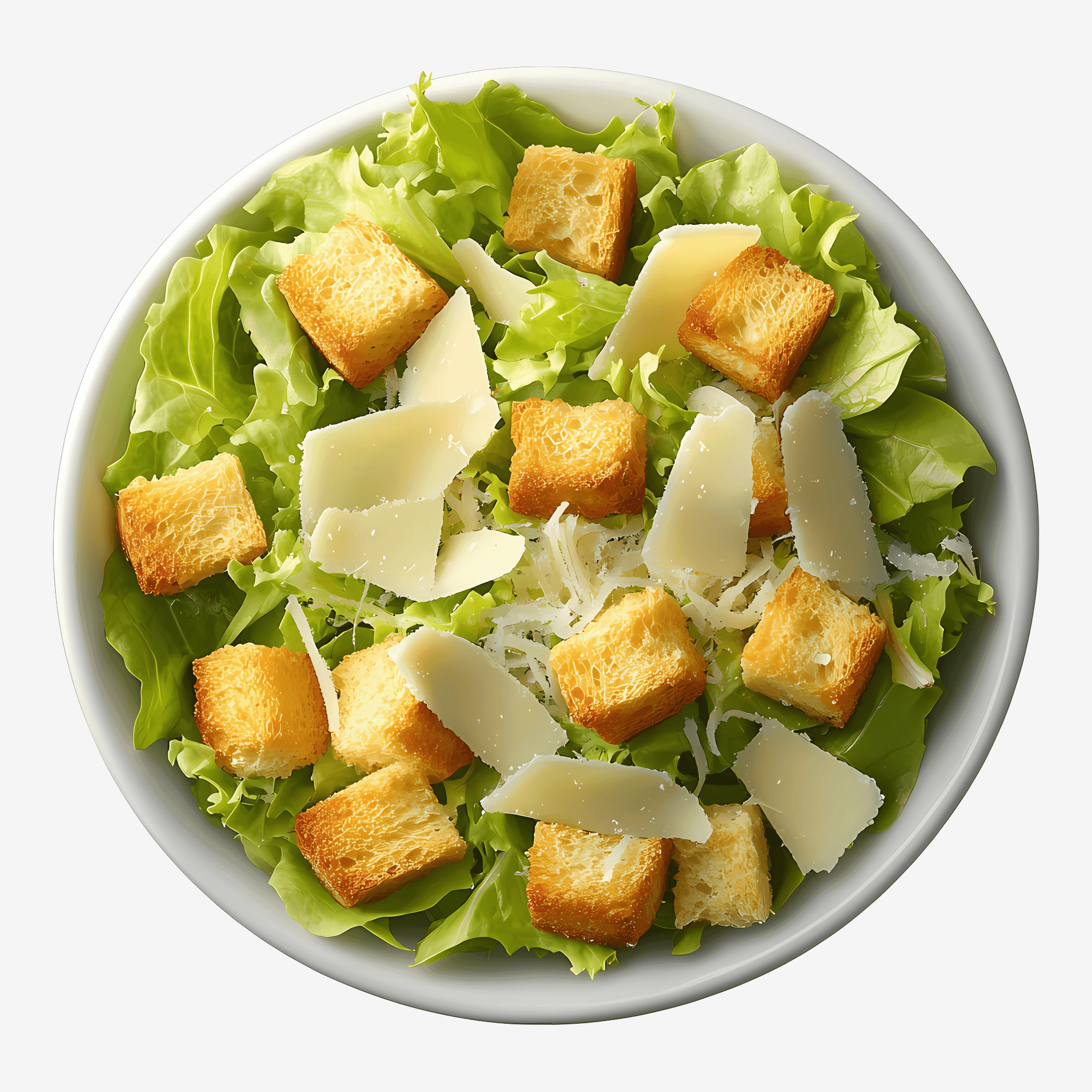 Caesar Salad top view