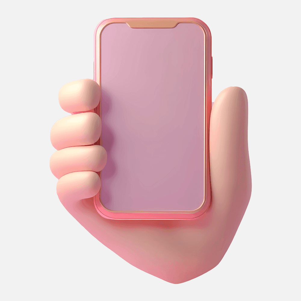 Holding Smartphone
